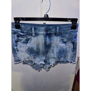 American eagle high rise shortie stretch Jean shorts